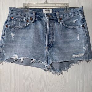 Algode Parker Distressed Shorts -Grudge Size 27